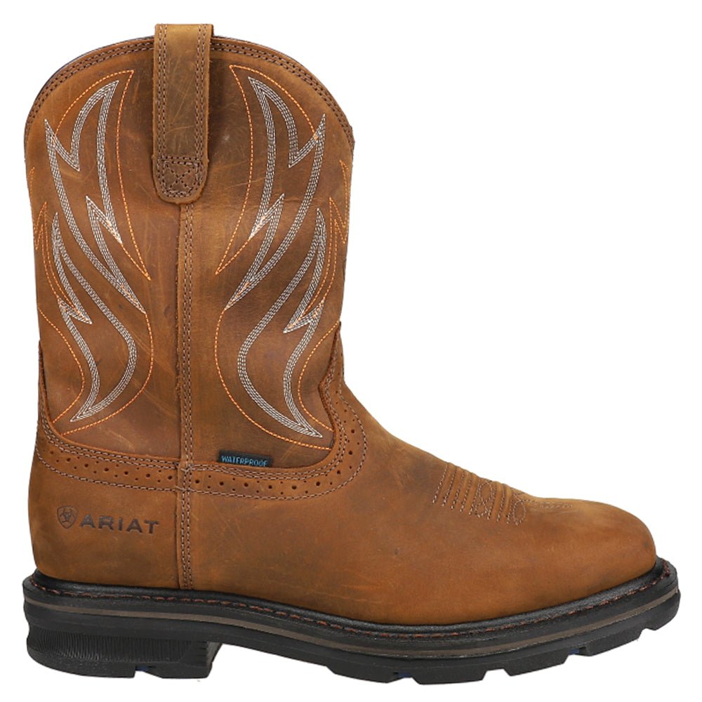 Sierra 10 Inch Waterproof Soft Toe Work Boots - SundialSierra 10 Inch Waterproof Soft Toe Work Boots