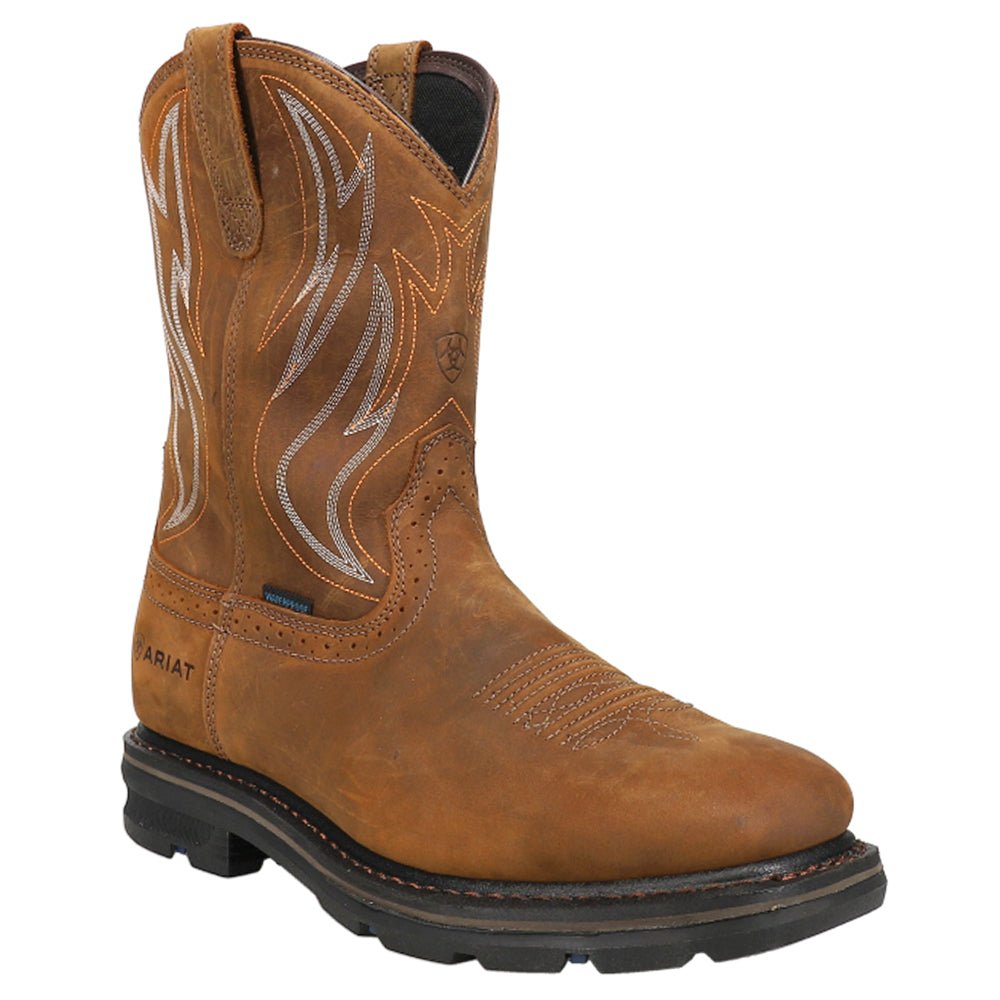 Sierra 10 Inch Waterproof Soft Toe Work Boots - SundialSierra 10 Inch Waterproof Soft Toe Work Boots