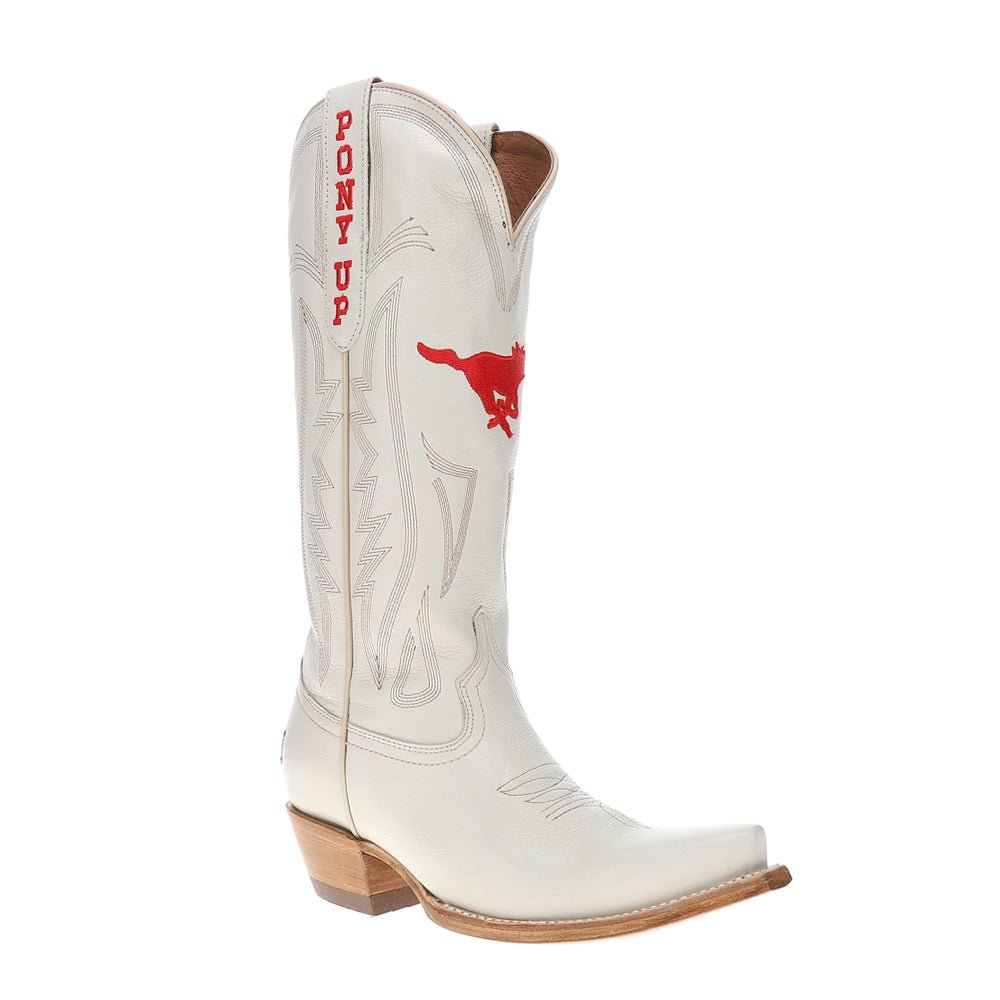 Southern Methodist University Gameday Embroidered Snip Toe Cowboy Boots - SundialSouthern Methodist University Gameday Embroidered Snip Toe Cowboy Boots