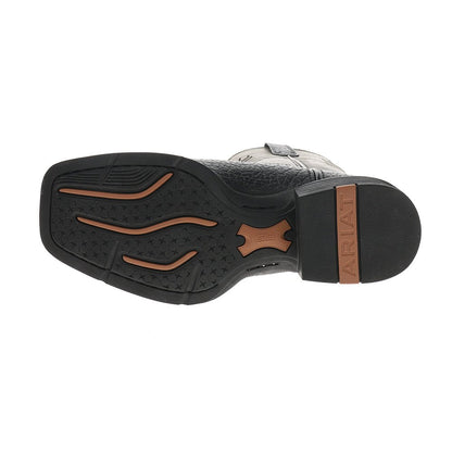 Sport Antlers Embroidered Patriotic Square Toe Pull On Cowboy Boots - SundialSport Antlers Embroidered Patriotic Square Toe Pull On Cowboy Boots