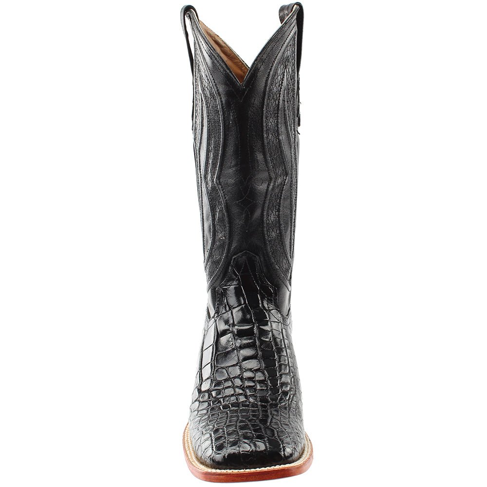 Stallion American Alligator Broad Square Toe Cowboy Boots - SundialStallion American Alligator Broad Square Toe Cowboy Boots