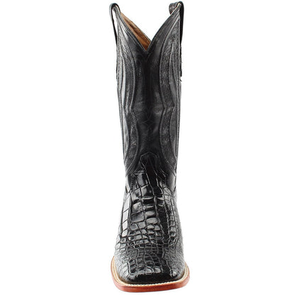 Stallion American Alligator Broad Square Toe Cowboy Boots - SundialStallion American Alligator Broad Square Toe Cowboy Boots