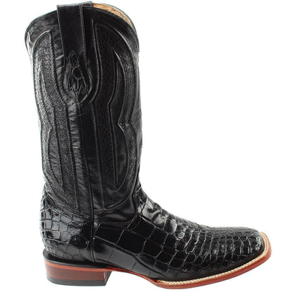 Stallion American Alligator Broad Square Toe Cowboy Boots - SundialStallion American Alligator Broad Square Toe Cowboy Boots