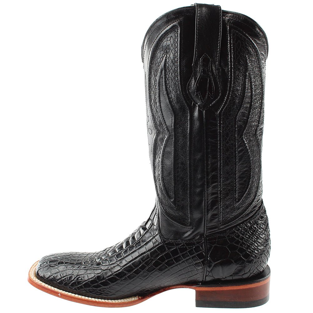 Stallion American Alligator Broad Square Toe Cowboy Boots - SundialStallion American Alligator Broad Square Toe Cowboy Boots