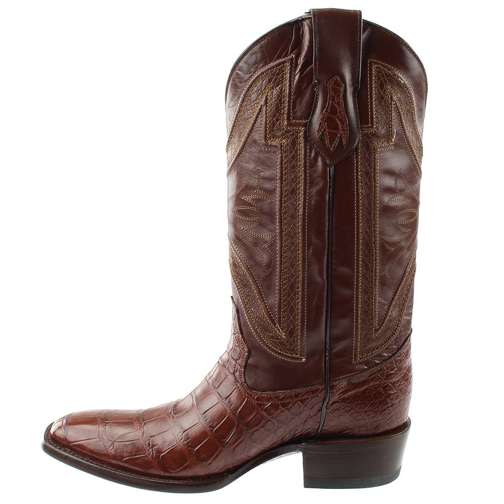 Stallion American Alligator Narrow Square Toe Cowboy Boots - SundialStallion American Alligator Narrow Square Toe Cowboy Boots