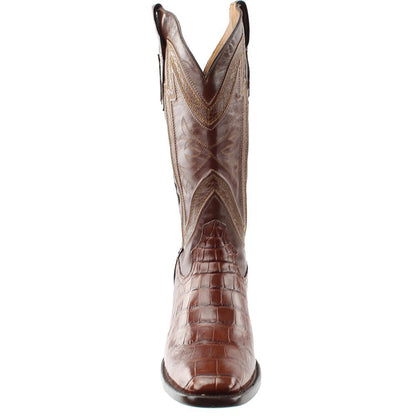 Stallion American Alligator Narrow Square Toe Cowboy Boots - SundialStallion American Alligator Narrow Square Toe Cowboy Boots