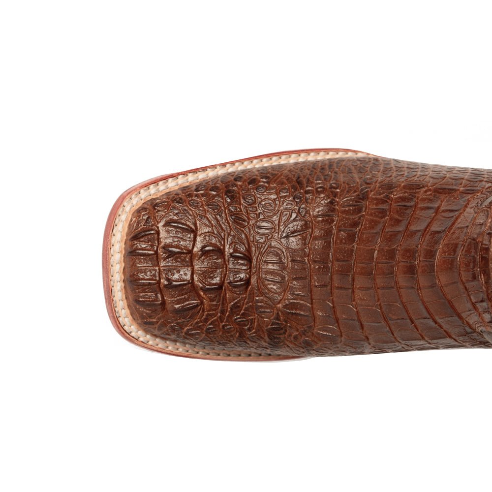 Stampede Croco Print Square Toe Cowboy Boots - SundialStampede Croco Print Square Toe Cowboy Boots