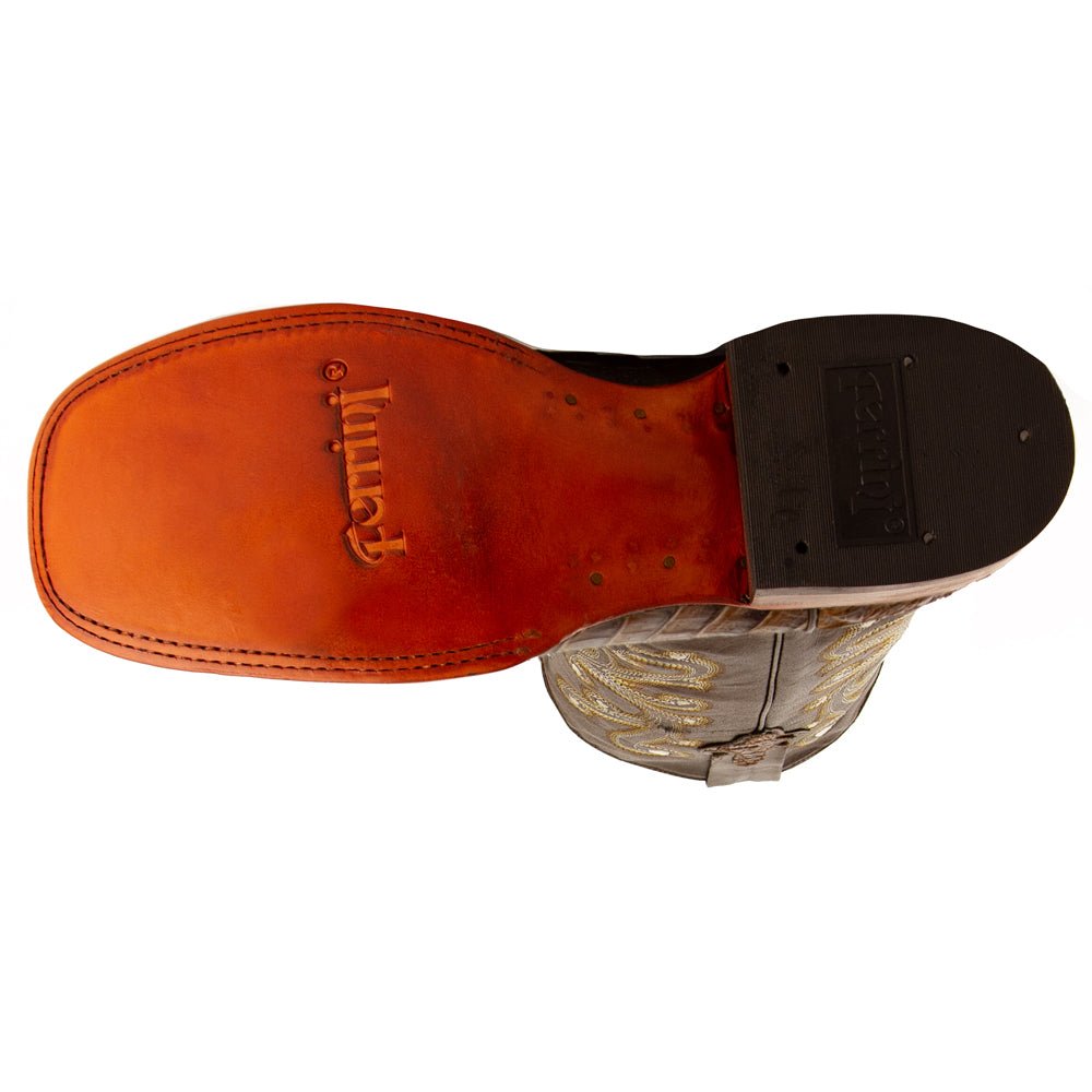 Stampede Croco Print Square Toe Cowboy Boots - SundialStampede Croco Print Square Toe Cowboy Boots