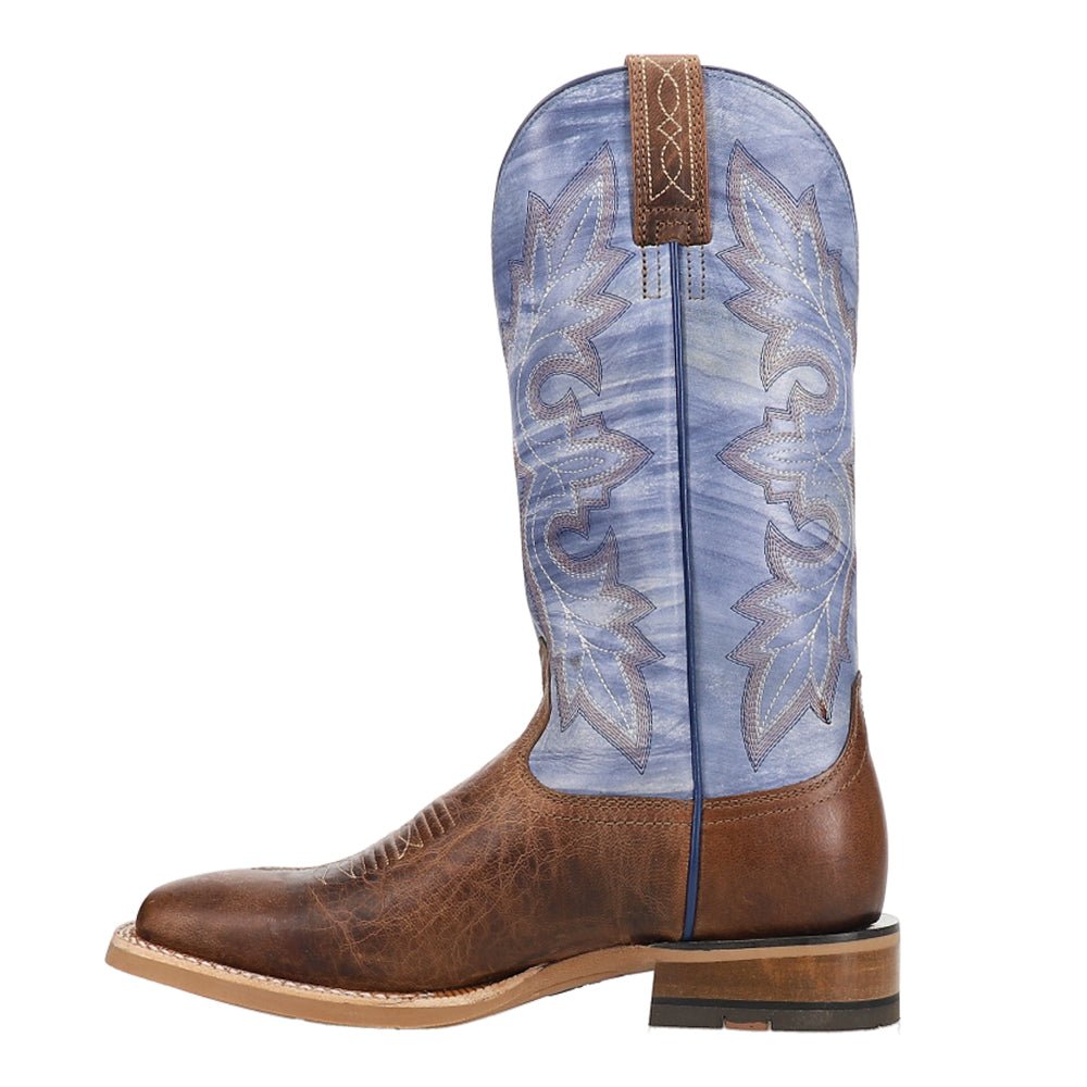 Standout Embroidered Square Toe Pull On Cowboy Boots - SundialStandout Embroidered Square Toe Pull On Cowboy Boots