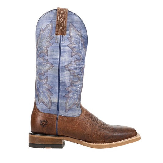 Standout Embroidered Square Toe Pull On Cowboy Boots - SundialStandout Embroidered Square Toe Pull On Cowboy Boots
