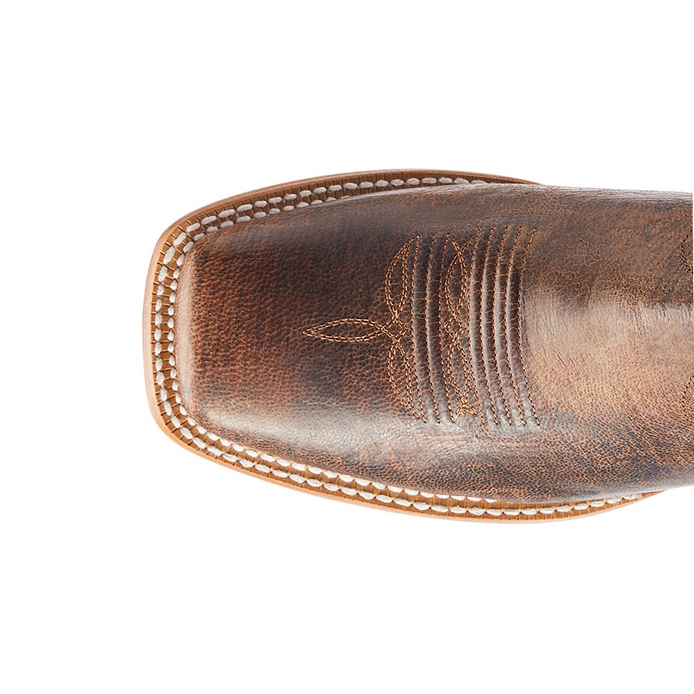 Sting Western Embroidered Square Toe Pull On Cowboy Boots - SundialSting Western Embroidered Square Toe Pull On Cowboy Boots