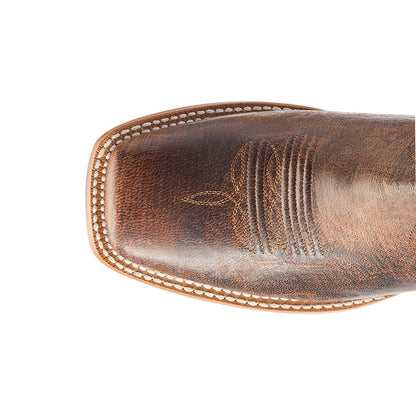 Sting Western Embroidered Square Toe Pull On Cowboy Boots - SundialSting Western Embroidered Square Toe Pull On Cowboy Boots
