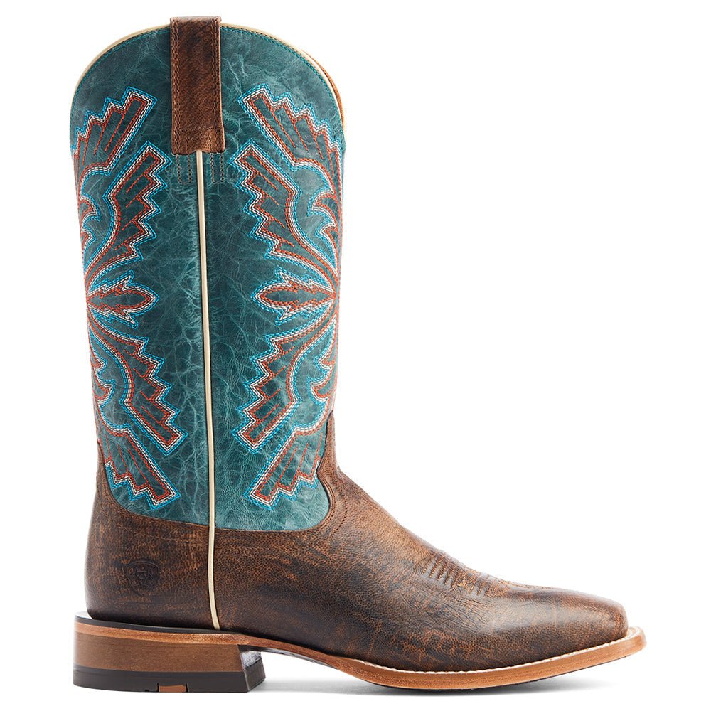 Sting Western Embroidered Square Toe Pull On Cowboy Boots - SundialSting Western Embroidered Square Toe Pull On Cowboy Boots