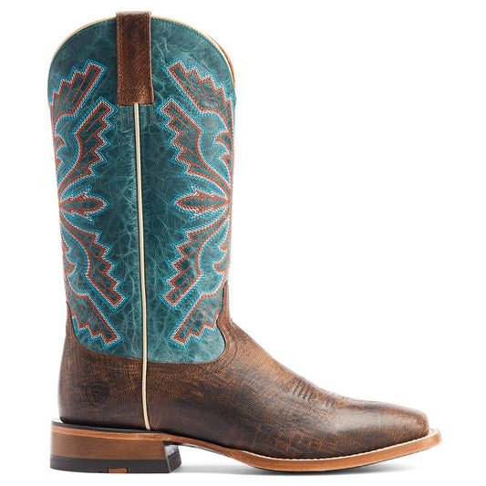 Sting Western Embroidered Square Toe Pull On Cowboy Boots - SundialSting Western Embroidered Square Toe Pull On Cowboy Boots