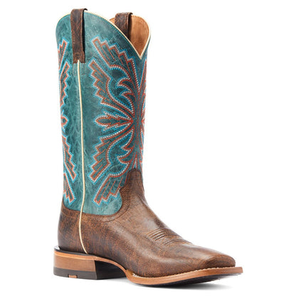 Sting Western Embroidered Square Toe Pull On Cowboy Boots - SundialSting Western Embroidered Square Toe Pull On Cowboy Boots