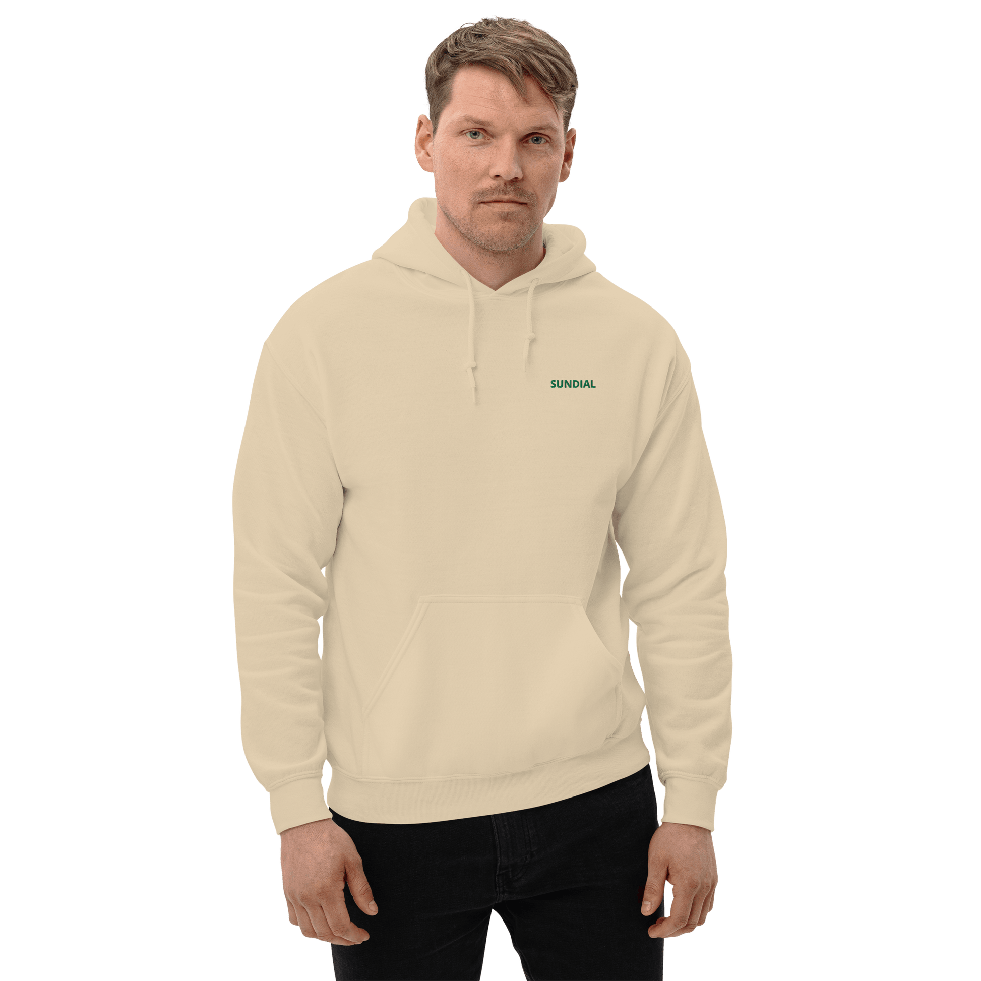 Sundial Horizon Hoodie – Sunbeam Sand & Evergreen - SundialSundial Horizon Hoodie – Sunbeam Sand & Evergreen