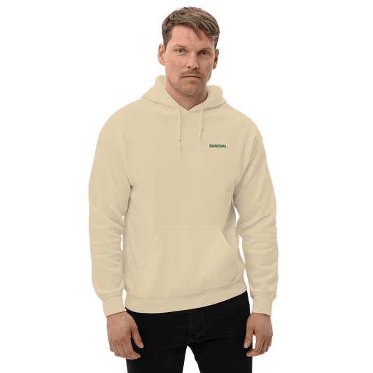 Sundial Horizon Hoodie – Sunbeam Sand & Evergreen – product image