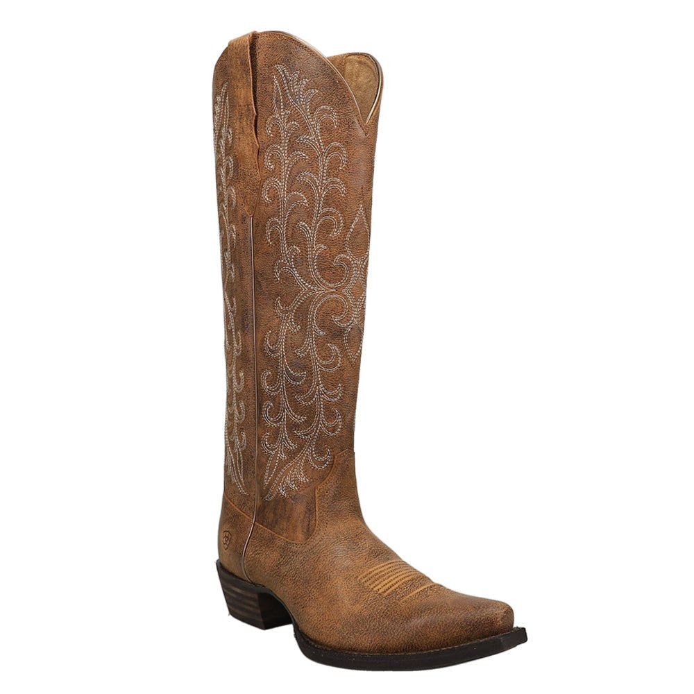 Tallahassee Stretchfit Embroidery Snip Toe Cowboy Boots - SundialTallahassee Stretchfit Embroidery Snip Toe Cowboy Boots