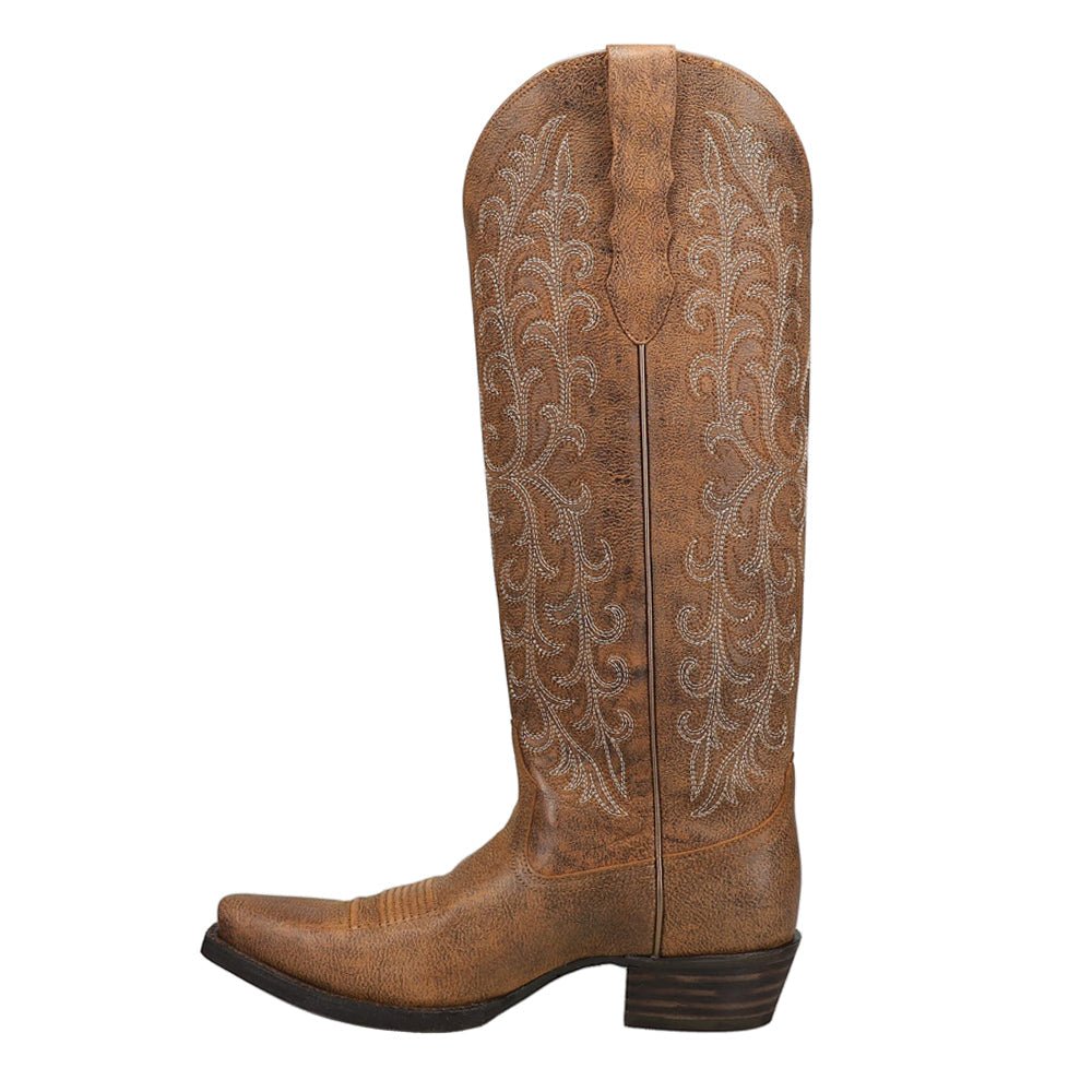 Tallahassee Stretchfit Embroidery Snip Toe Cowboy Boots - SundialTallahassee Stretchfit Embroidery Snip Toe Cowboy Boots