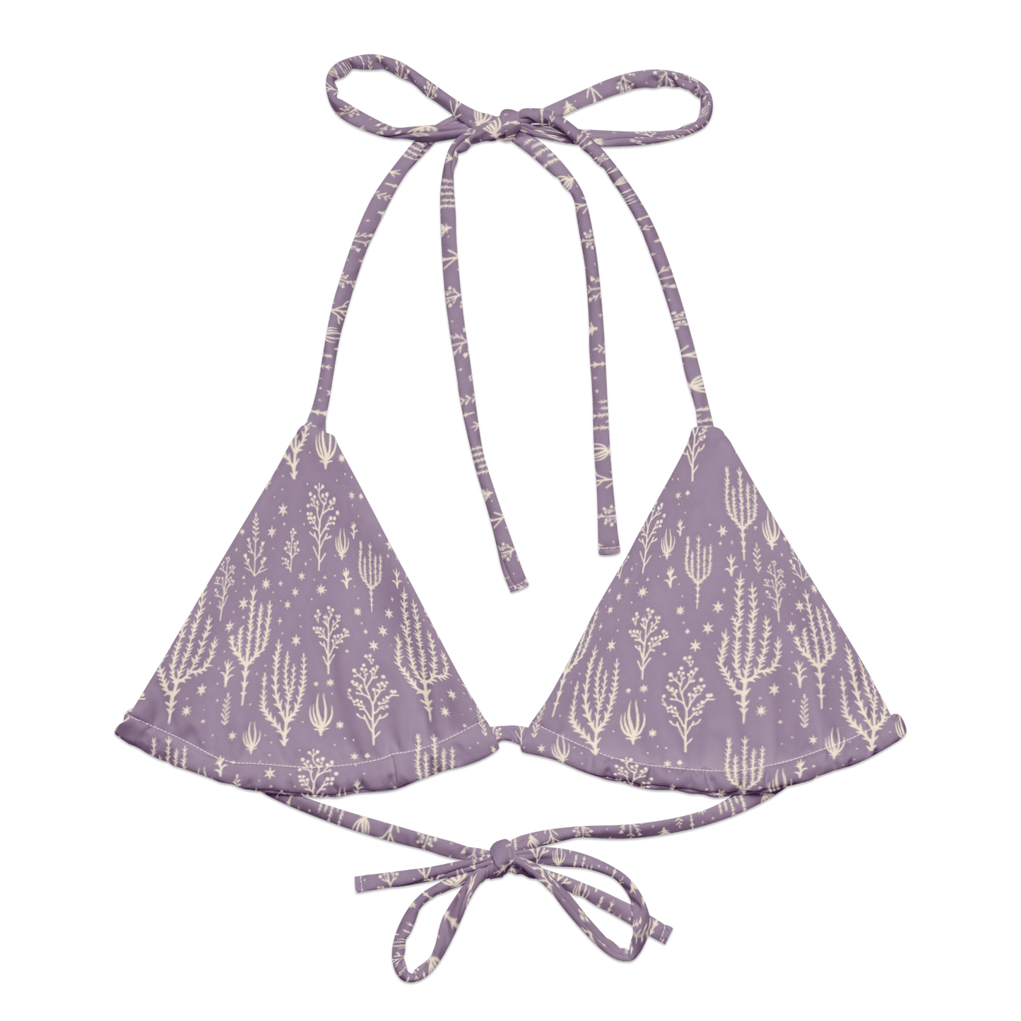 Ocotillo Sunrise: West Texas Blooms String Bikini Top