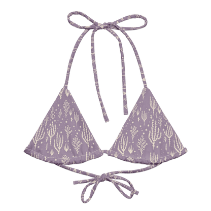 Ocotillo Sunrise: West Texas Blooms String Bikini Top