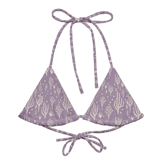 Ocotillo Sunrise: West Texas Blooms String Bikini Top