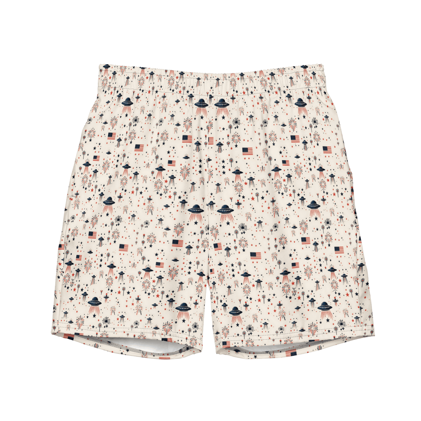 Patriot Wings: A Familiar Celebration Swim Trunks