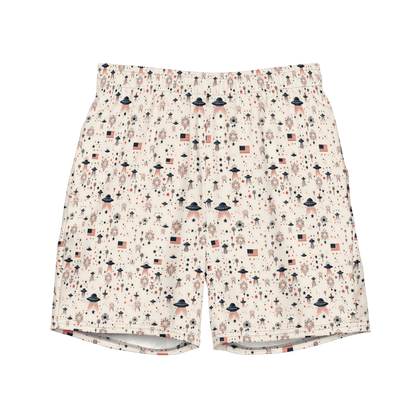 Patriot Wings: A Familiar Celebration Swim Trunks