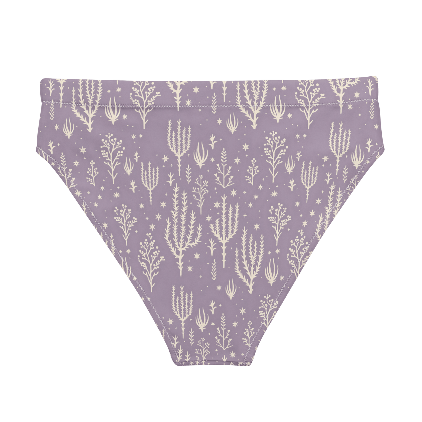 Ocotillo Sunrise: West Texas Blooms High-Waisted Bikini Bottom