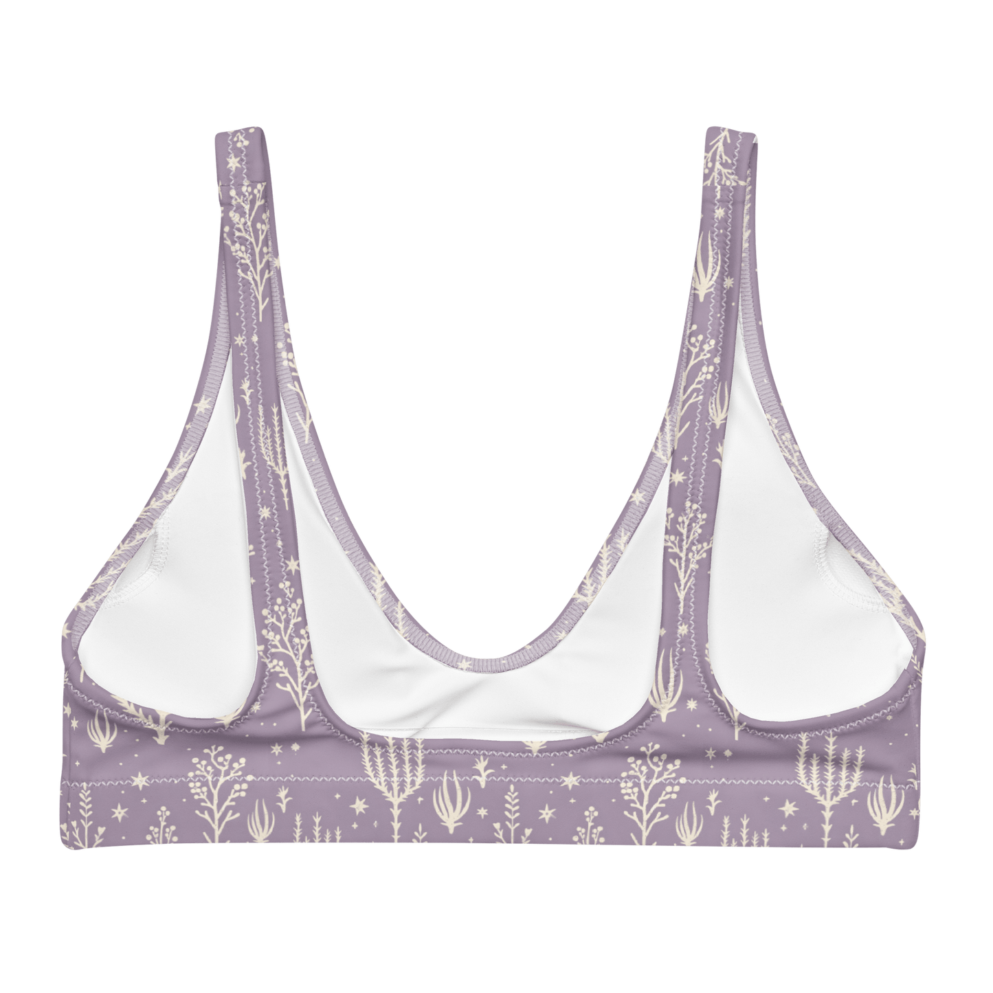 Ocotillo Sunrise: West Texas Blooms High-Waisted Bikini Top