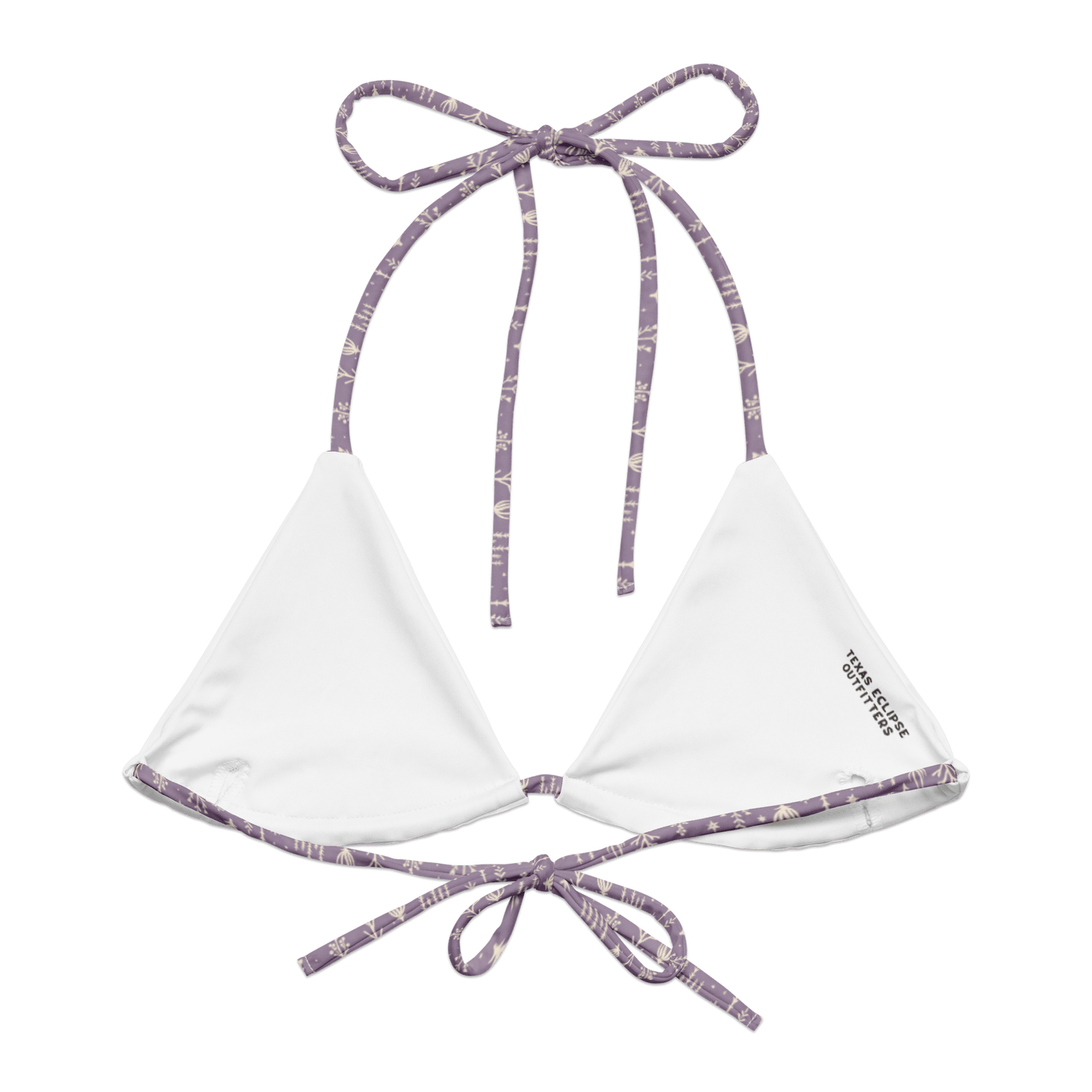 Ocotillo Sunrise: West Texas Blooms String Bikini Top