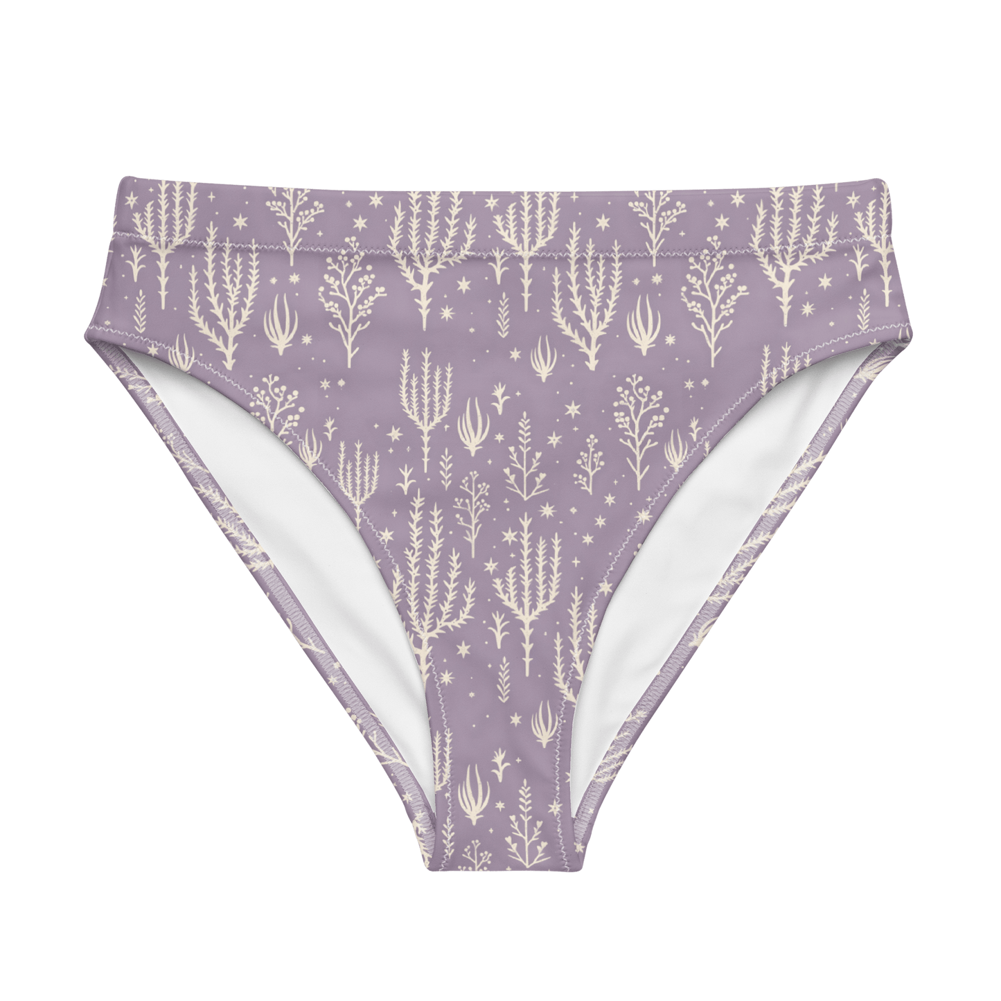 Ocotillo Sunrise: West Texas Blooms High-Waisted Bikini Bottom