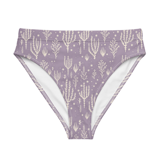 Ocotillo Sunrise: West Texas Blooms High-Waisted Bikini Bottom