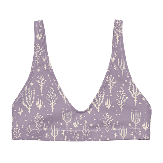 Ocotillo Sunrise: West Texas Blooms High-Waisted Bikini Top