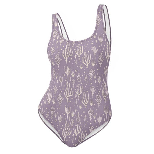 Ocotillo Sunrise: West Texas Blooms One-Piece Swimsuit