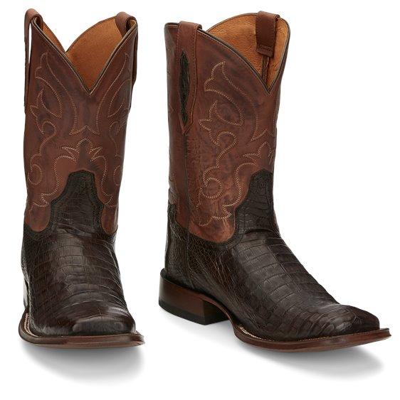 Tony Lama Men's 1911 Canyon Brown Caiman Belly Cowboy Boots TL5251