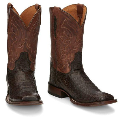 Tony Lama Men's 1911 Canyon Brown Caiman Belly Cowboy Boots TL5251