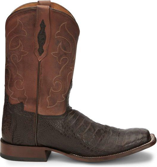Tony Lama Men's 1911 Canyon Brown Caiman Belly Cowboy Boots TL5251