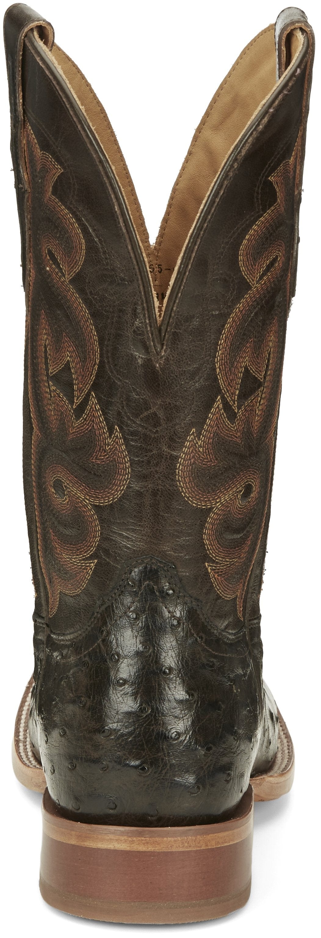 Tony Lama Men's Quaid Full Quill Brown Square Toe Western Boot TL5354