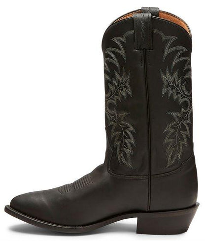 Tony Lama Men's Segar Black Round Toe Mens Cowboy Boots 7900