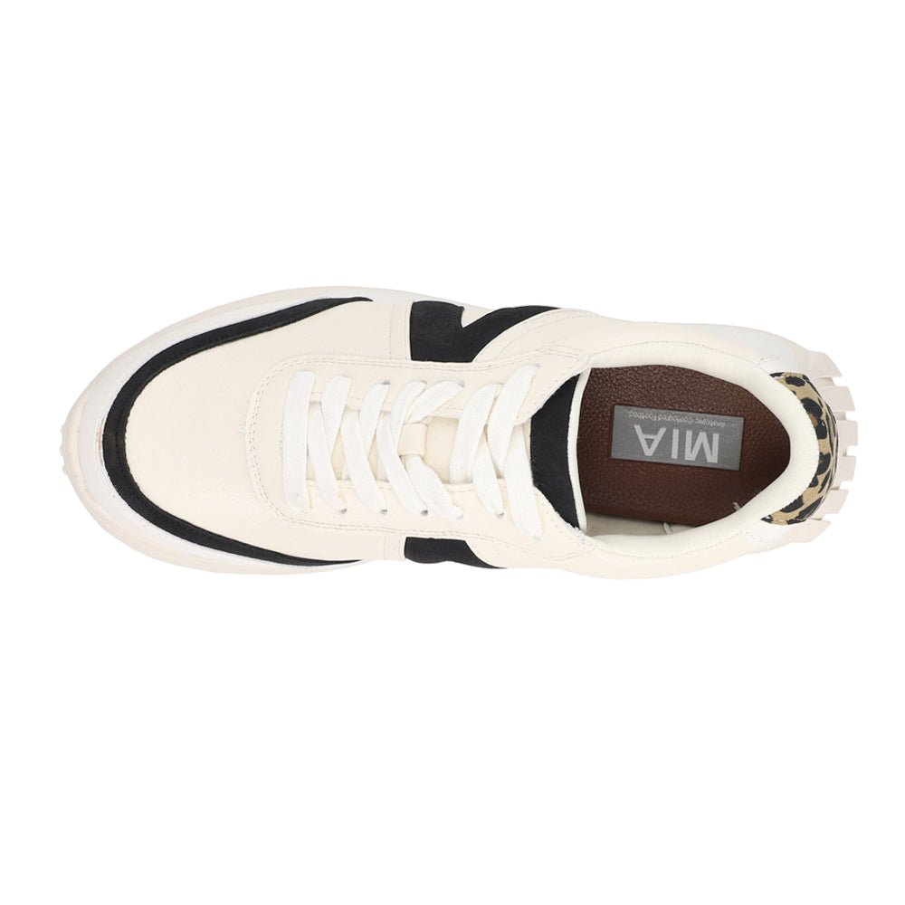 Town Leopard Lace Up Sneakers - SundialTown Leopard Lace Up Sneakers