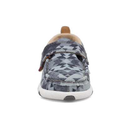 Twisted X Infant Grey Hooey Driving Moc Shoe IHYC006