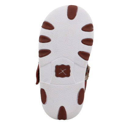 Twisted X Infants Red Aztec Hooey Driving Moc Shoe IHYC001