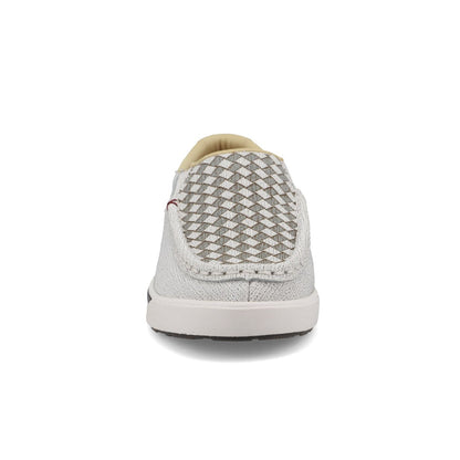 Twisted X Kids White & Grey Slip On Kicks Shoe YCA0022