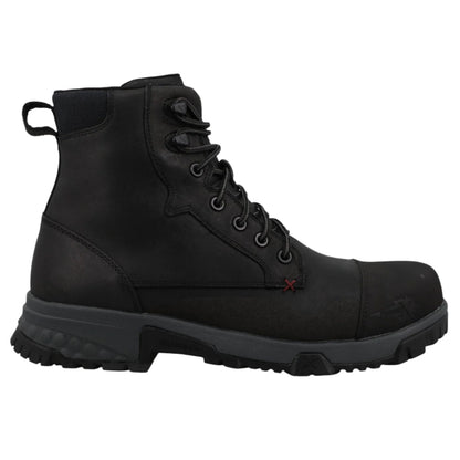 Twisted X Men's Black 6" Nano Toe Lace up Work Boot MXCN005