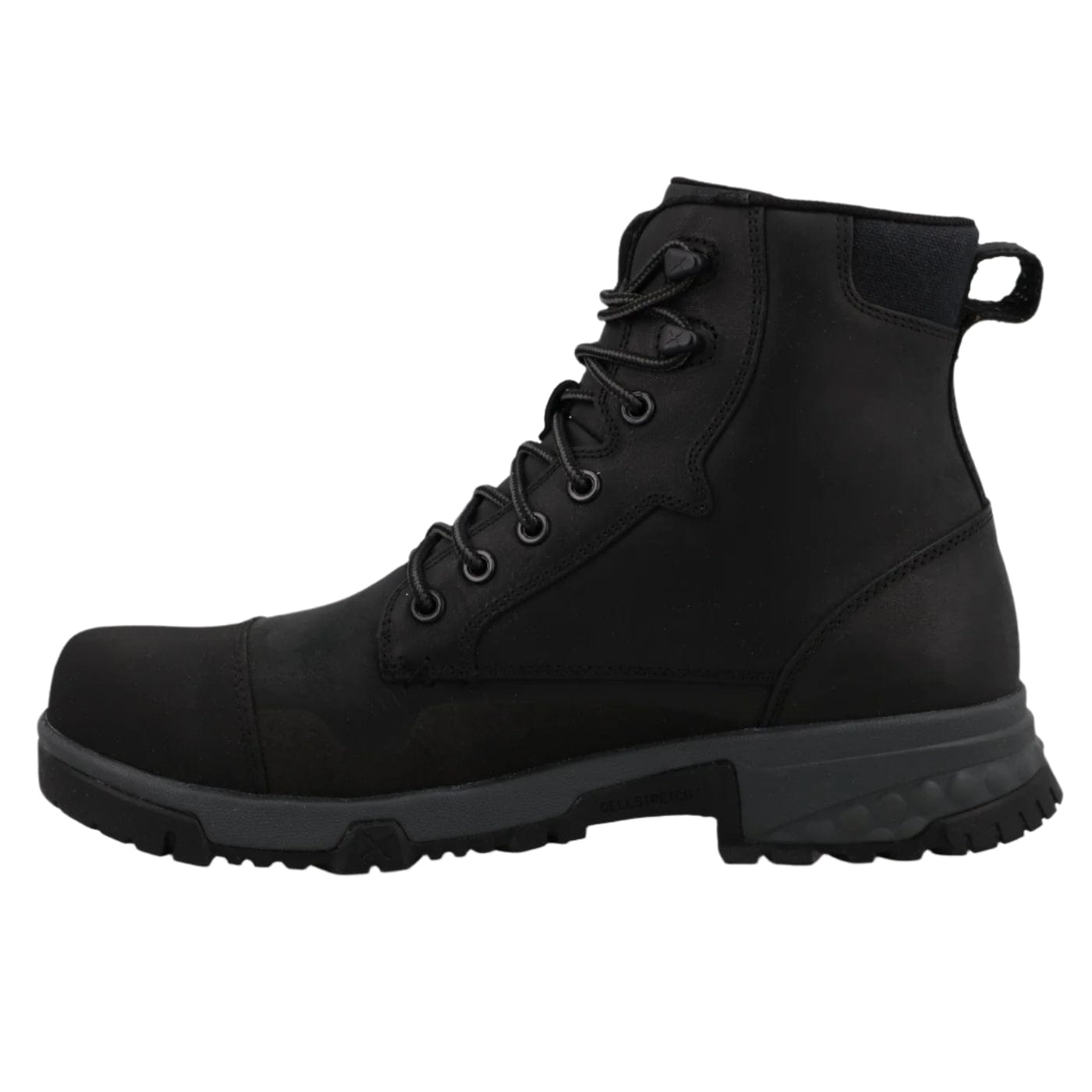 Twisted X Men's Black 6" Nano Toe Lace up Work Boot MXCN005