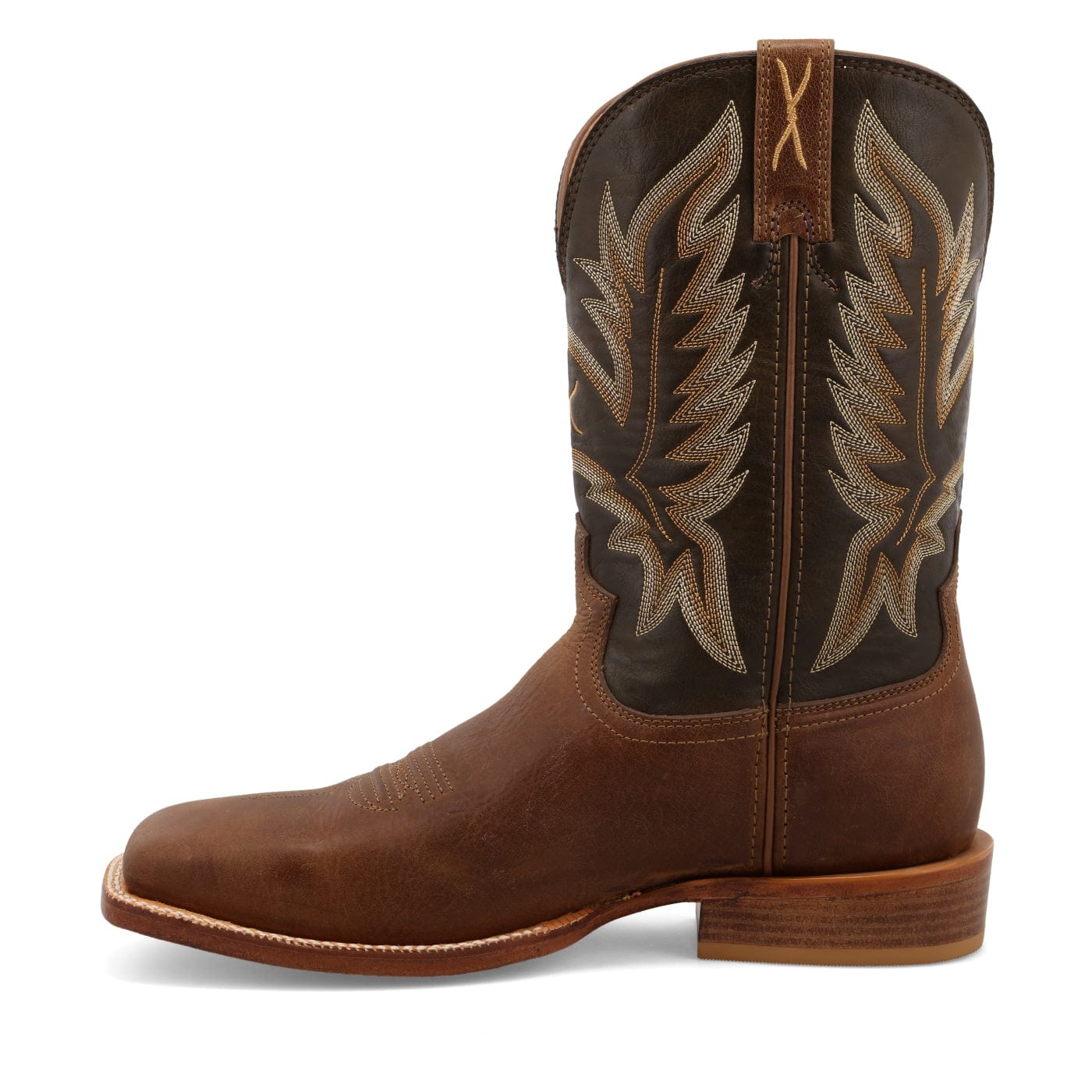Twisted X Men's Buff Tan & Burt Olive Tech X Western Boot MXTL002