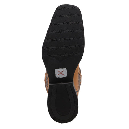 Twisted X Women's Tan & Tooled Ruff Stock Western Boot