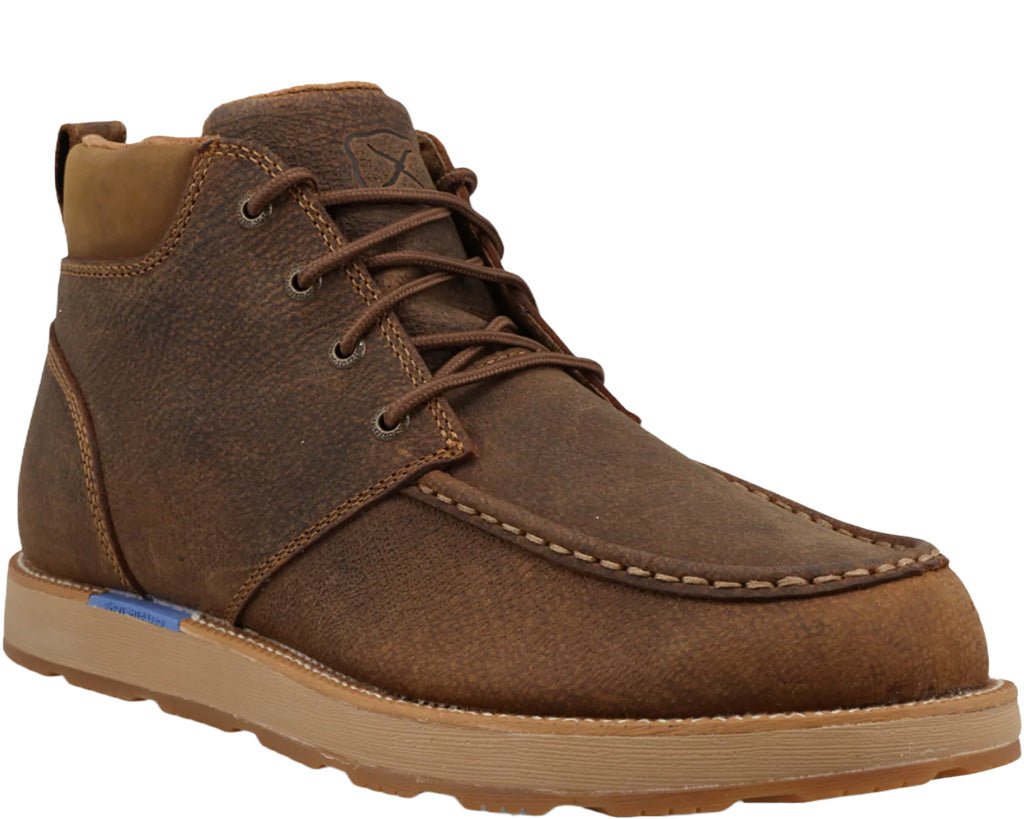 Twisted X Men's 6" CellStretch Wedge Sole Boot Brunette & Spice – product image