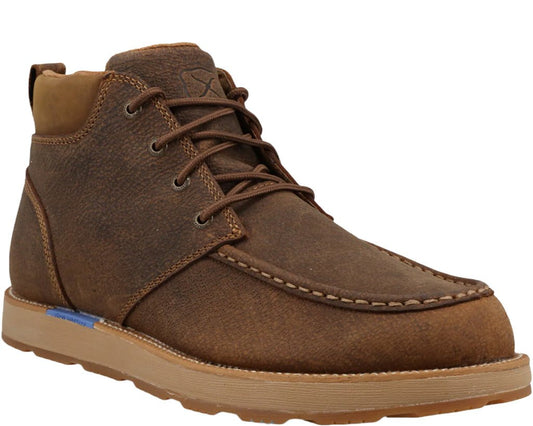 Twisted X Men's 6" CellStretch Wedge Sole Boot Brunette & Spice – product image